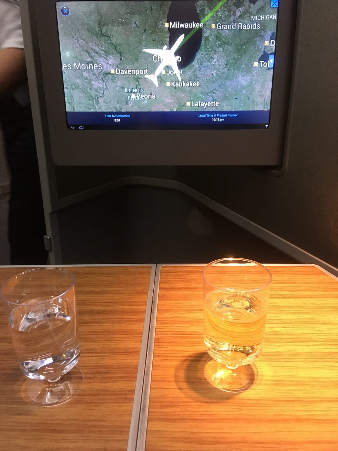 American Airlines Business Class IFE