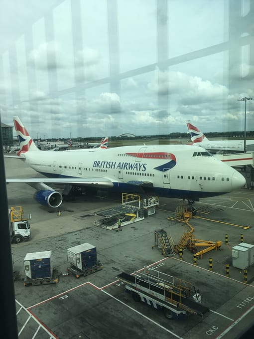 British Airways Boeing 747-400 G-BYGG