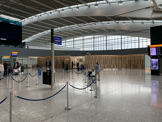 Heathrow Terminal 5, British Airways First Check In